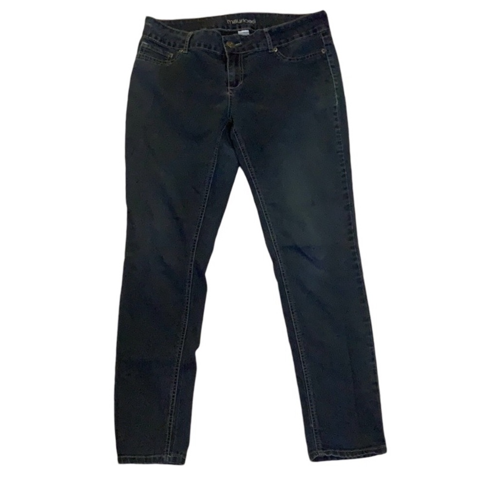 Maurice’s Dark Wash Skinny Jeans Women’s Size Large SHORT